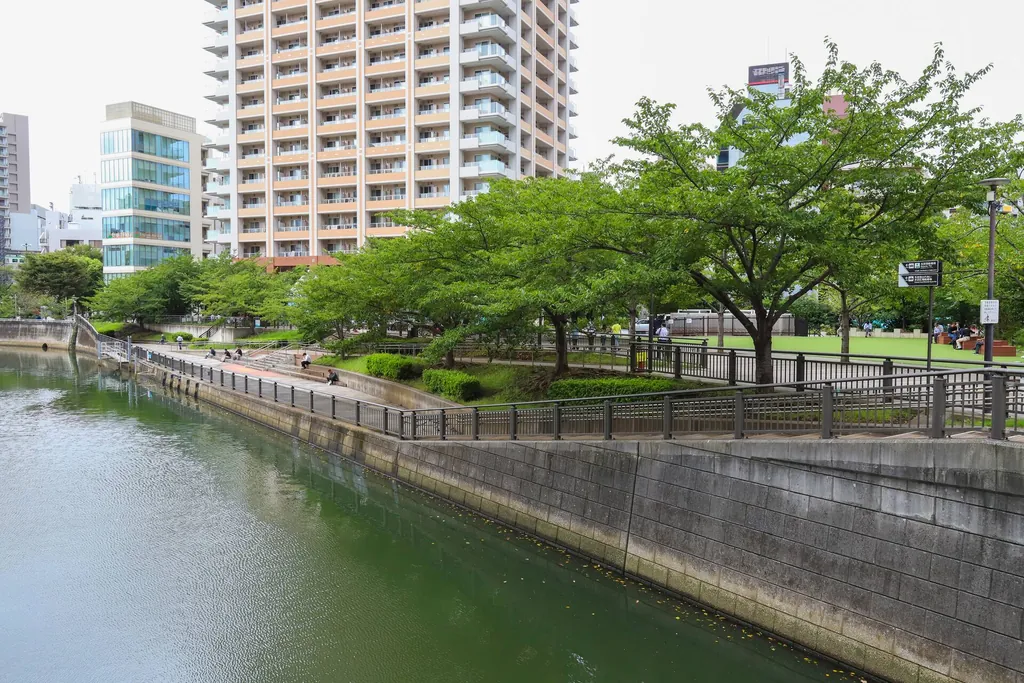 The Meguro River near Gotanda
